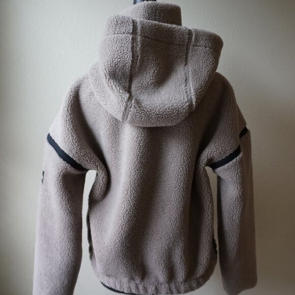 Abercrombie YPB neoWARM Hooded Full-Zip Jacket - Size S (Oat) - Picture 2 of 4